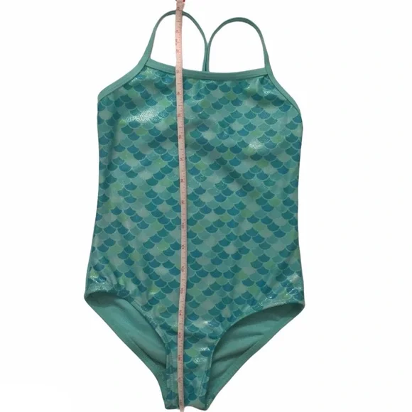 Wonder Nation Aqua Mint Bathing Suit XS/XCH (4-5) - Picture 6 of 8